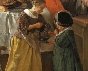 Jan Havickszoon Steen "The Merry Family" (c.1668) - Mabon Gallery