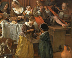 Jan Havickszoon Steen "The Merry Family" (c.1668) - Mabon Gallery