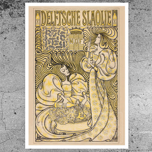 Jan Toorop "Delftsche Slaolie" (c.1894) - Mabon Gallery