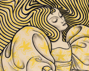 Jan Toorop "Delftsche Slaolie" (c.1894) - Mabon Gallery