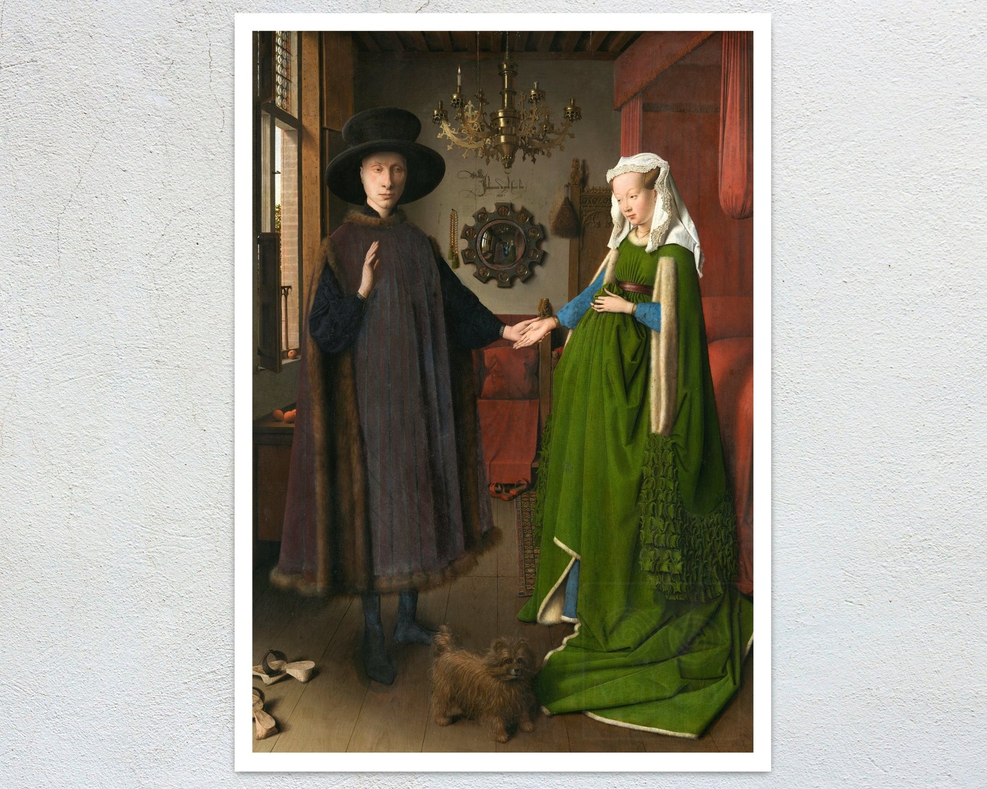 Jan van Eyck "Arnolfini Portrait" (c.1434) - Mabon Gallery