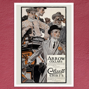 J.C Leyendecker "Arrow collars" (1910) - Mabon Gallery