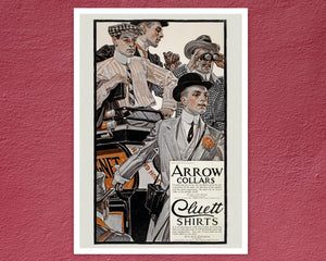 J.C Leyendecker "Arrow collars" (1910) - Mabon Gallery