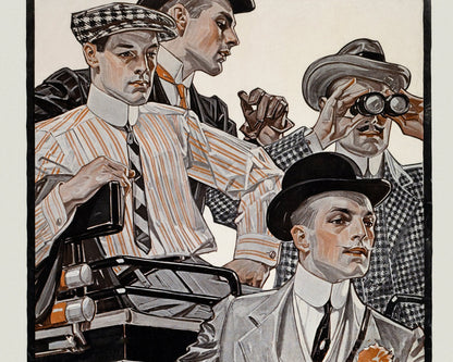 J.C Leyendecker "Arrow collars" (1910) - Mabon Gallery