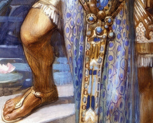 J.C Leyendecker "Cleopatra & Antony" (c.1902) from "The Kiss of Glory" by Grace Duffie Boylan - Mabon Gallery