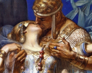 J.C Leyendecker "Cleopatra & Antony" (c.1902) from "The Kiss of Glory" by Grace Duffie Boylan - Mabon Gallery