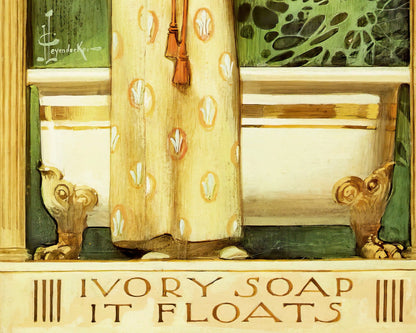 J.C Leyendecker "Ivory Soap" (c.1922) - Mabon Gallery