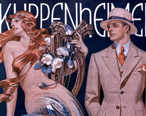 J.C Leyendecker "Kuppenheimer Fabrics" (c.1928) Vintage Advertisement - Mabon Gallery