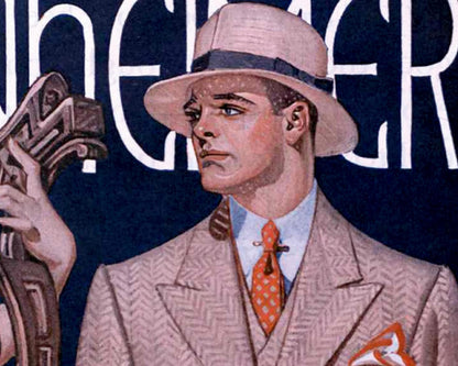 J.C Leyendecker "Kuppenheimer Fabrics" (c.1928) Vintage Advertisement - Mabon Gallery