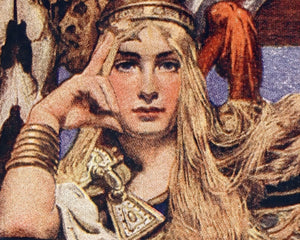 J.C Leyendecker "Queen Maeve" (c.1911) - Mabon Gallery