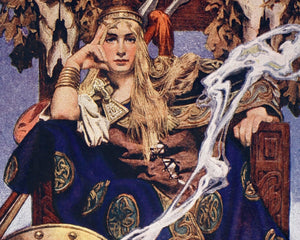 J.C Leyendecker "Queen Maeve" (c.1911) - Mabon Gallery