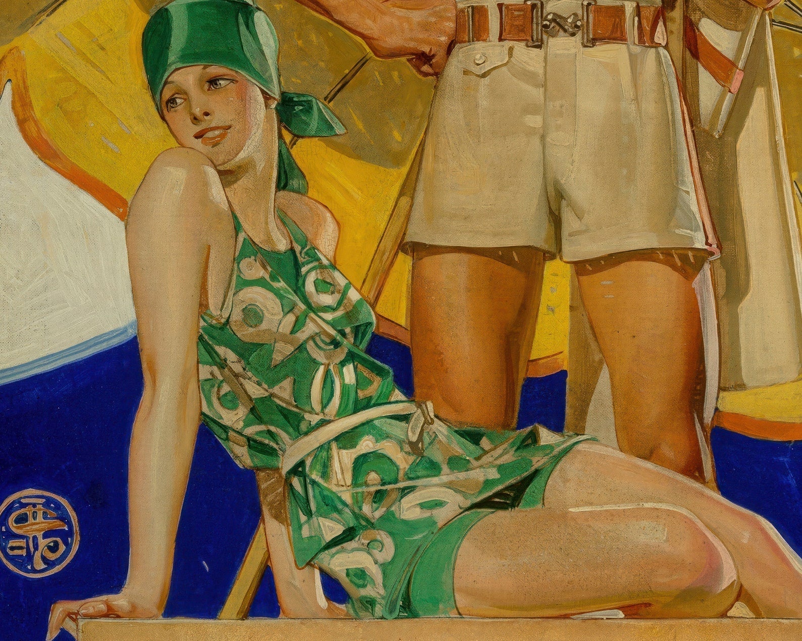 J.C Leyendecker "Summer" (c.1927) The Saturday Evening Post Cover Artwork - Mabon Gallery