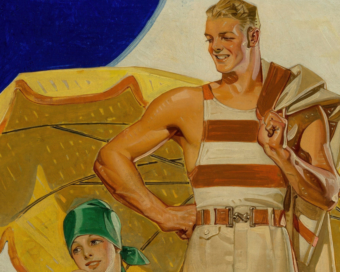 J.C Leyendecker "Summer" (c.1927) The Saturday Evening Post Cover Artwork - Mabon Gallery