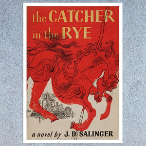 J.D Salinger "The Catcher in the Rye" (1951) First Edition Dust Cover Illustration, Michael Mitchell - Mabon Gallery