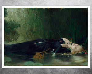 Jean - Baptiste (James) Bertrand "Ophelia" (c.1872) - Mabon Gallery