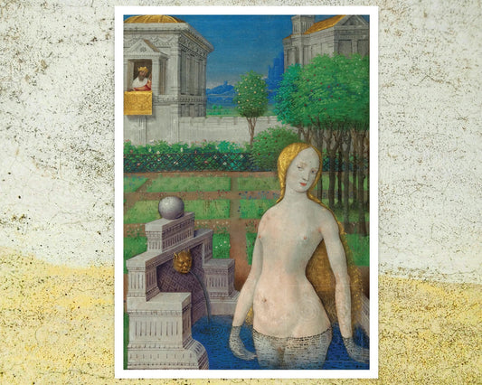 Jean Bourdichon "Bathsheba Bathing" (c.1498) - Mabon Gallery