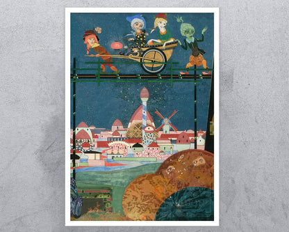 Jean De Bosschère "The City Curious" (c.1920) - Mabon Gallery
