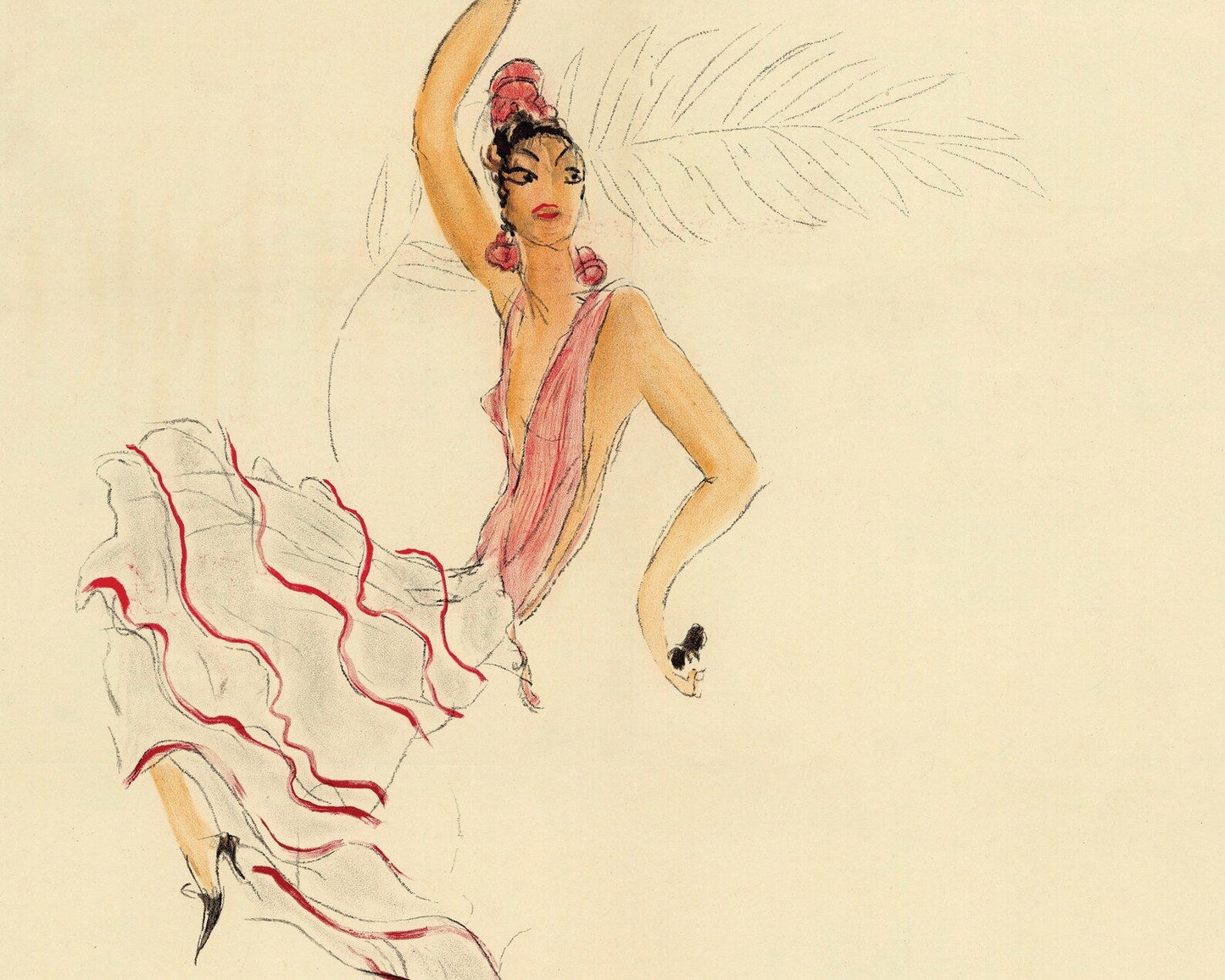 Jean - Gabriel Domergue "Dîner de Gala Aux Ambassadeurs" (c.1934) - Mabon Gallery