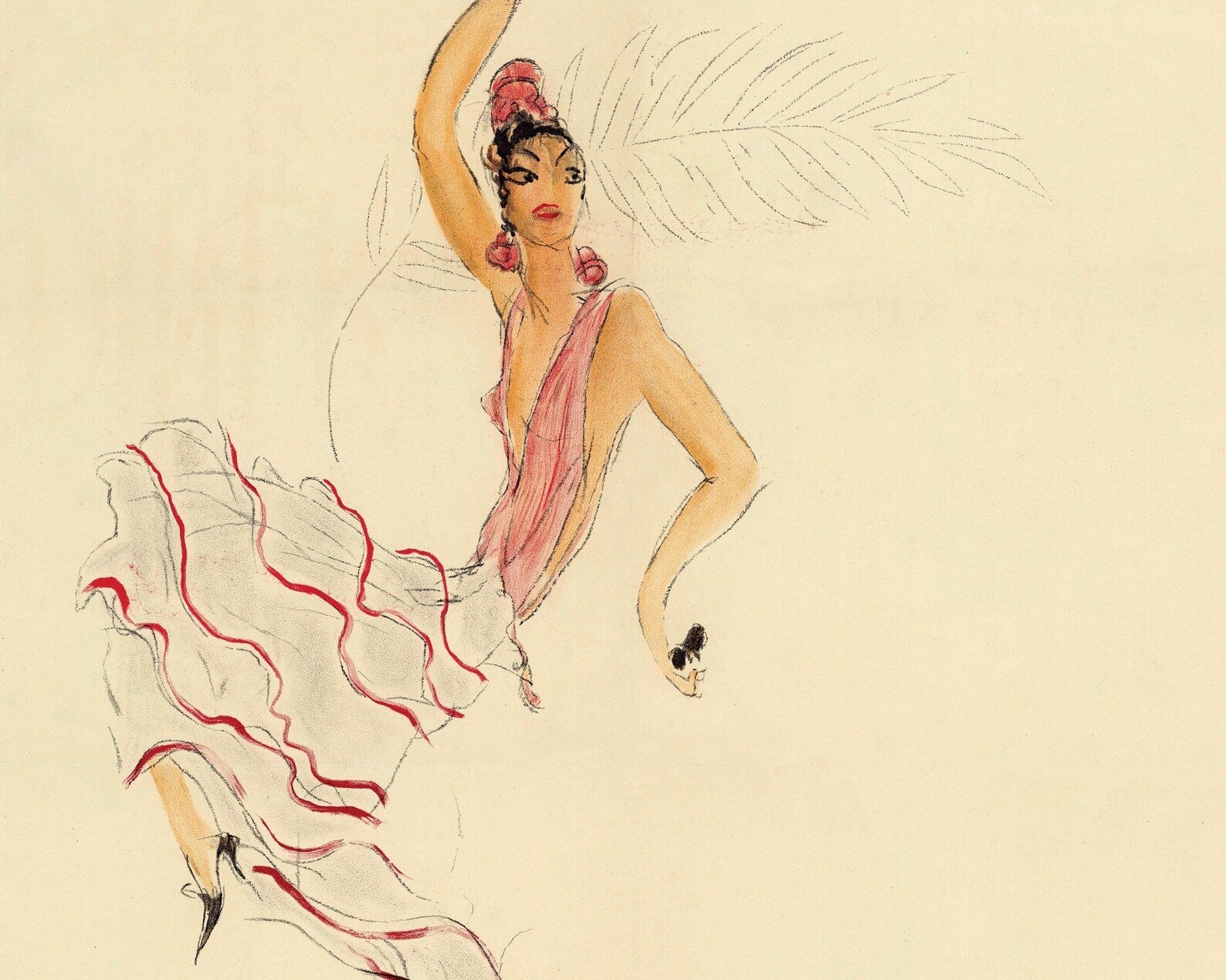 Jean - Gabriel Domergue "Dîner de Gala Aux Ambassadeurs" (c.1934) - Mabon Gallery