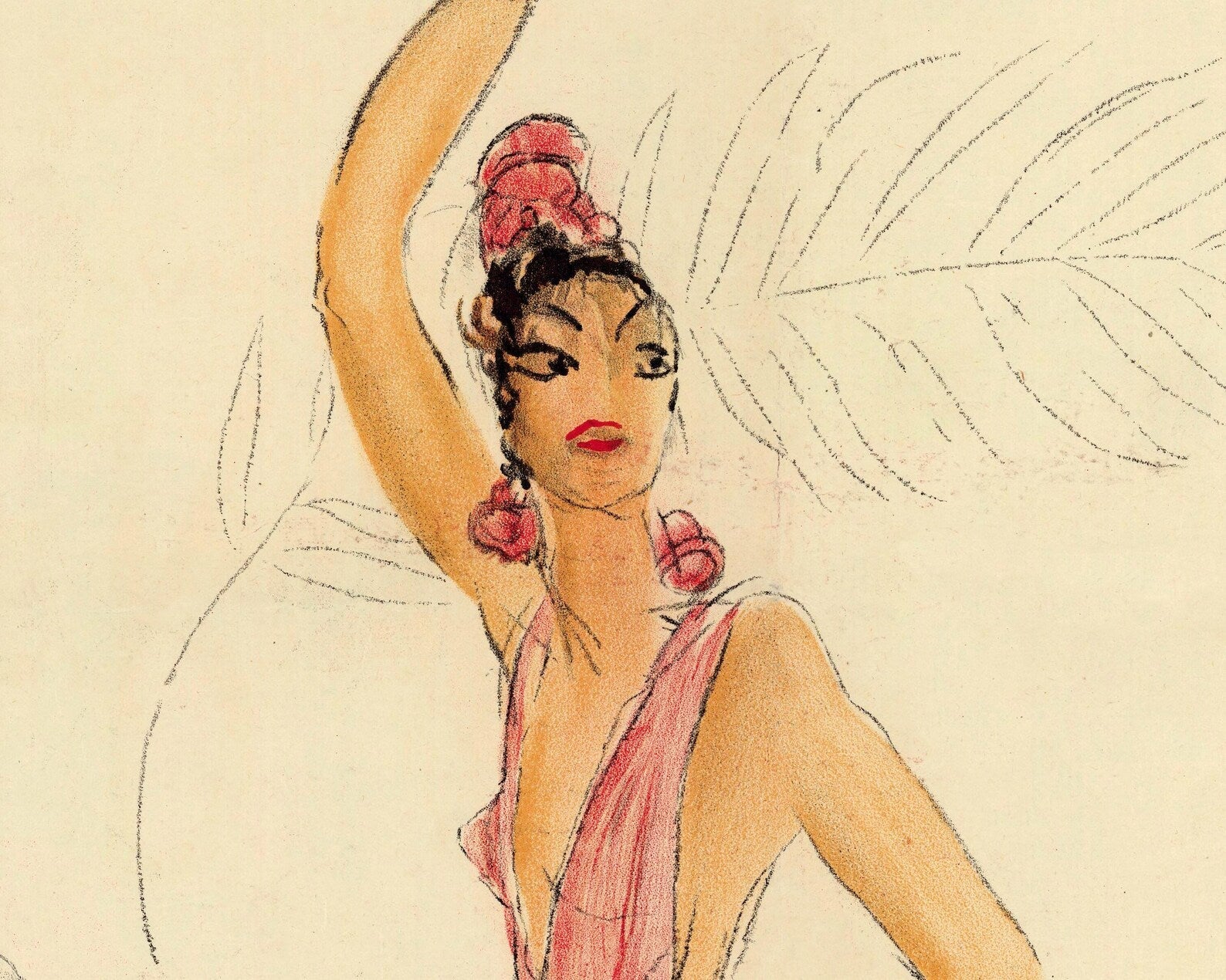 Jean - Gabriel Domergue "Dîner de Gala Aux Ambassadeurs" (c.1934) - Mabon Gallery