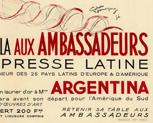 Jean - Gabriel Domergue "Dîner de Gala Aux Ambassadeurs" (c.1934) - Mabon Gallery