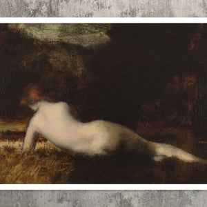 Jean-Jacques Henner "Reclining Nymph" (c.1887) - Mabon Gallery