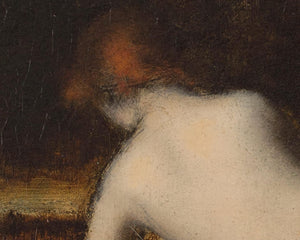 Jean-Jacques Henner "Reclining Nymph" (c.1887) - Mabon Gallery