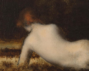 Jean-Jacques Henner "Reclining Nymph" (c.1887) - Mabon Gallery