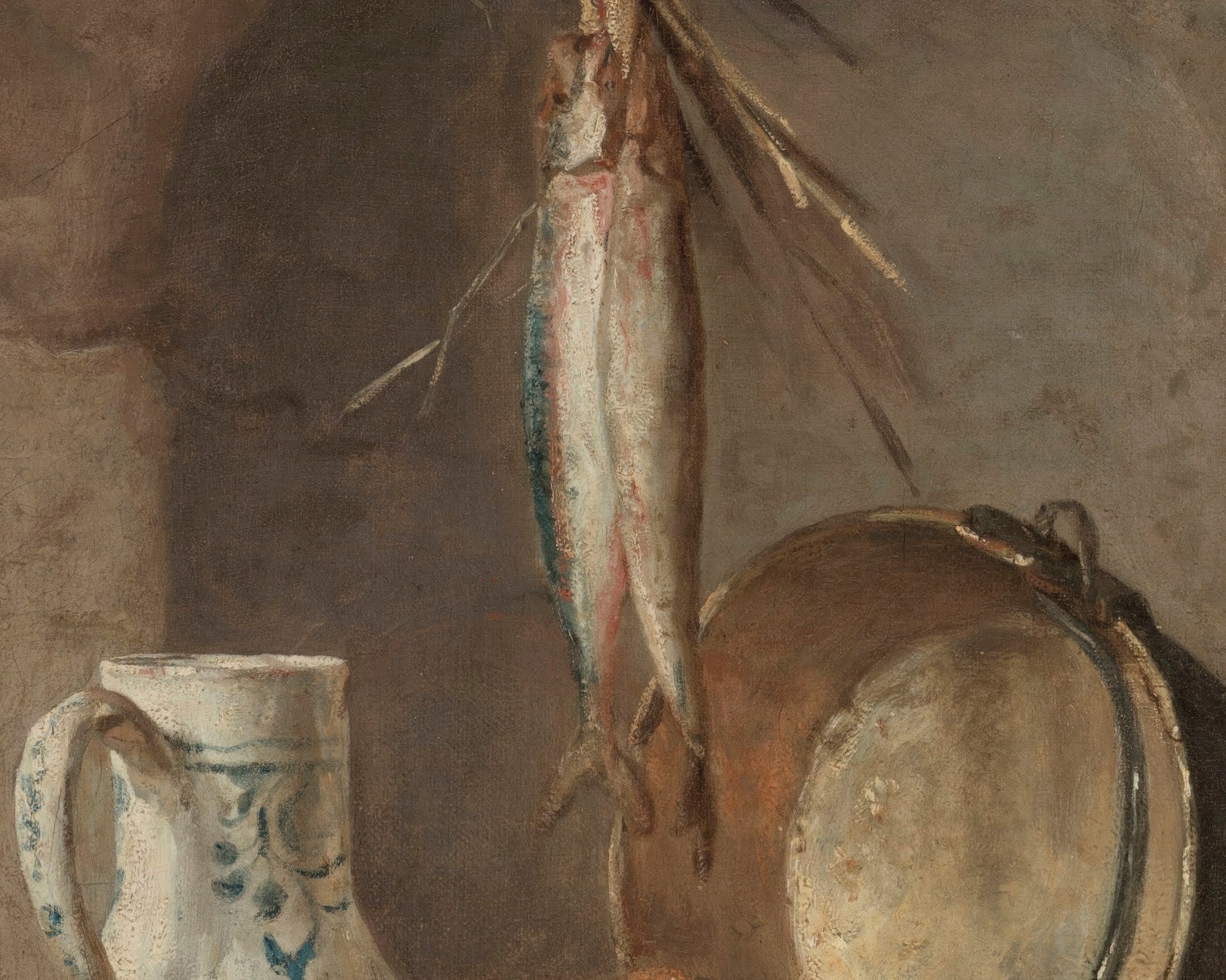 Jean Siméon Chardin "Still Life with Herrings" (c.1735) - Mabon Gallery