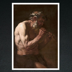 Johann Carl Loth "Faun Playing the Pipe" (c.1650) - Mabon Gallery