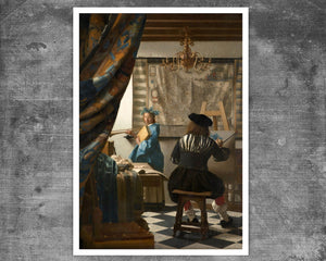 Johannes Vermeer "The Art of Painting" (c.1666) - Mabon Gallery