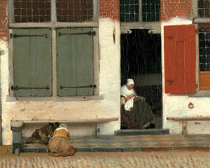 Johannes Vermeer "The Little Street" (c.1657-1658) - Mabon Gallery