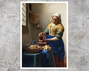 Johannes Vermeer "The Milkmaid" (c.1657 - 1658) - Mabon Gallery
