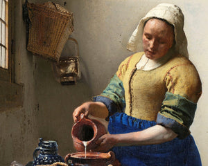 Johannes Vermeer "The Milkmaid" (c.1657 - 1658) - Mabon Gallery