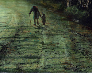 John Atkinson Grimshaw "Nearing Home" (c.1877) - Mabon Gallery