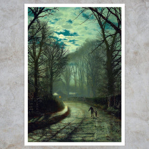 John Atkinson Grimshaw "Nearing Home" (c.1877) - Mabon Gallery