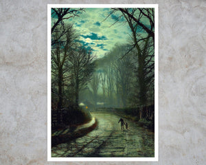 John Atkinson Grimshaw "Nearing Home" (c.1877) - Mabon Gallery