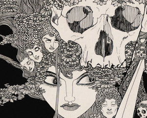 John Austen "Hamlet" (c.1922) Vintage Book Illustration - Mabon Gallery