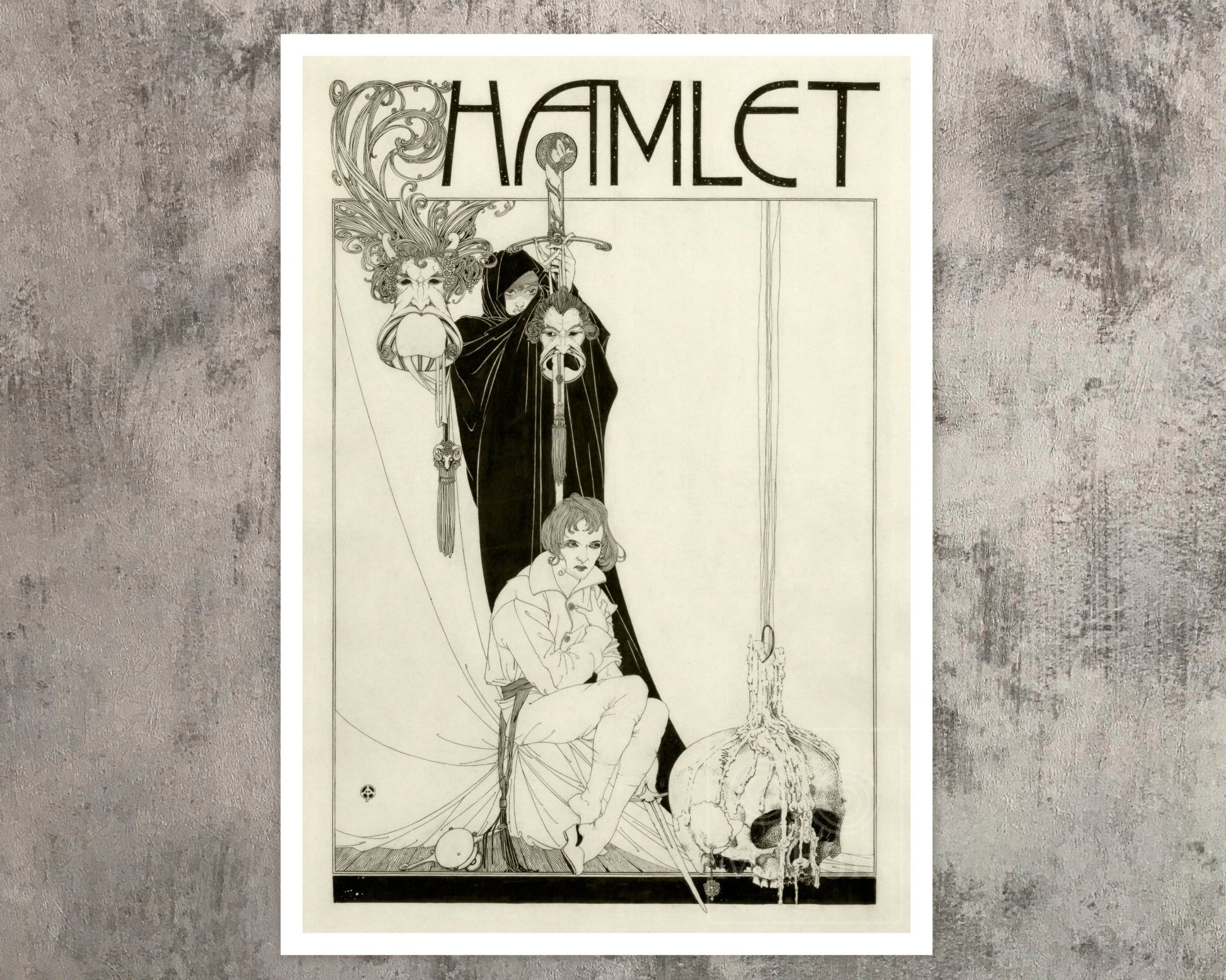 John Austen "Hamlet" (c.1922) William Shakespeare - Mabon Gallery