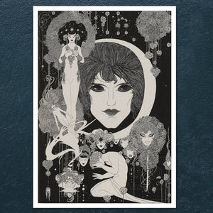 John Austen "Vision" (c.1922) Illustration From Shakepeare's Hamlet - Mabon Gallery