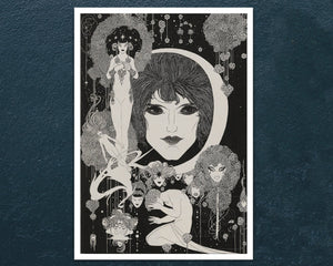 John Austen "Vision" (c.1922) Illustration From Shakepeare's Hamlet - Mabon Gallery