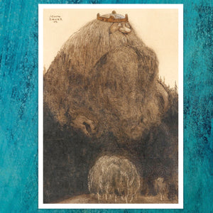 John Bauer "King of The Hill" (c.1909) - Mabon Gallery