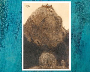 John Bauer "King of The Hill" (c.1909) - Mabon Gallery