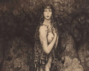 John Bauer "Sagomotiv Med Troll" (c.1916) - Mabon Gallery