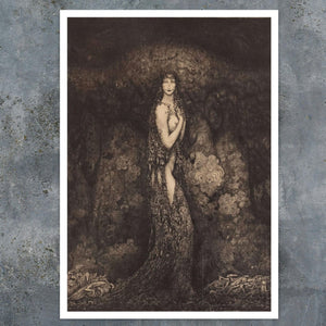 John Bauer "Sagomotiv Med Troll" (c.1916) - Mabon Gallery