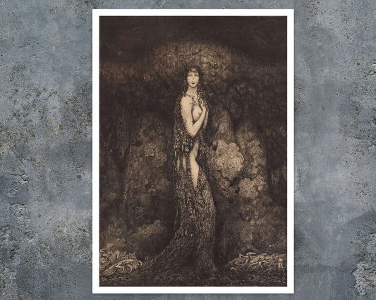 John Bauer "Sagomotiv Med Troll" (c.1916) - Mabon Gallery