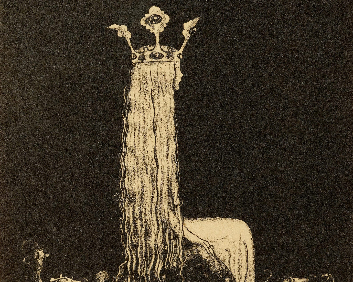 John Bauer “The Princess and the Trolls” (c.1915) - Mabon Gallery