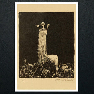 John Bauer “The Princess and the Trolls” (c.1915) - Mabon Gallery