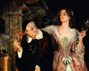 John Collier "The Labratory" (c.1895) - Mabon Gallery