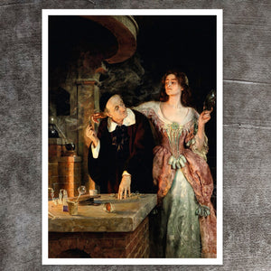 John Collier "The Labratory" (c.1895) - Mabon Gallery